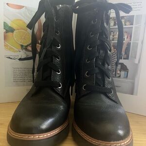 Callie Naturalizer Leather Boots, size 6.5, Preowned